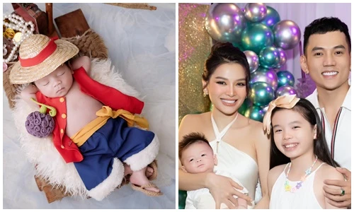 Ngắm vẻ đáng yêu của con trai Phương Trinh Jolie - Lý Bình