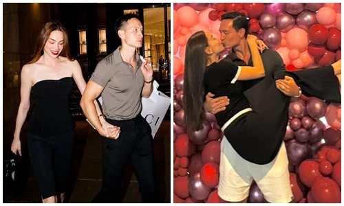 Hồ Ngọc Hà - Kim Lý tình tứ trên phố, bao người phát ghen