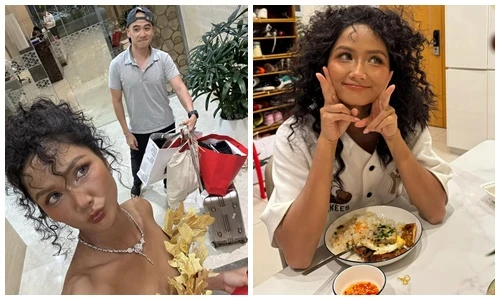 Tuấn Khôi cưng chiều H’hen Niê như công chúa