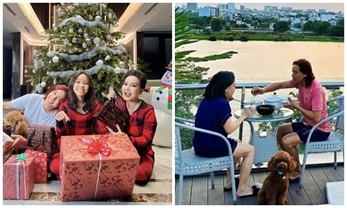 Cuộc sống của gia đình Việt Hương trong biệt thự 240 tỷ đồng