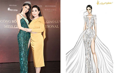 8 bản thiết kế đầm dạ hội của Ngọc Thảo dự thi quốc tế