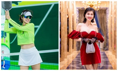 “Hoa hậu 6 con” Oanh Yến khoe dáng thon gọn trên sân pickleball