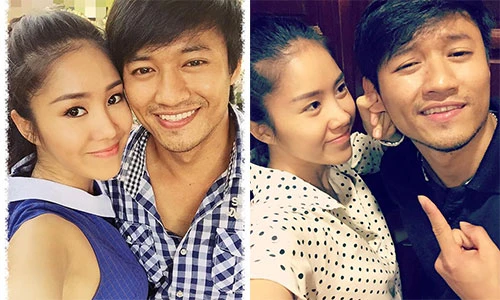 Ảnh Lê Phương và Quý Bình hạnh phúc trước khi chia tay