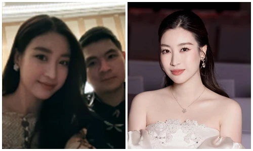 Hoa hậu Đỗ Mỹ Linh và chồng thiếu gia kỷ niệm 1 năm cưới