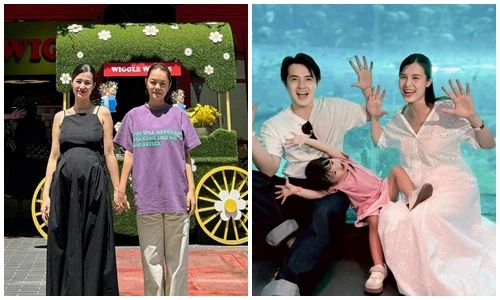 Đông Nhi chăm đi du lịch khi mang bầu lần 2