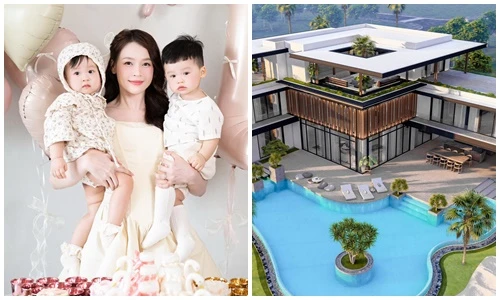 Hot girl Sam có tài sản “khủng”, 2 con đáng yêu hết nấc