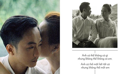 Cường Đô la nói lời ngôn tình với Đàm Thu Trang: “Anh không thể mất em“