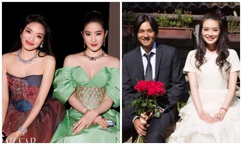 Thư Kỳ trẻ đẹp lấn át Lưu Diệc Phi, hôn nhân kỳ lạ