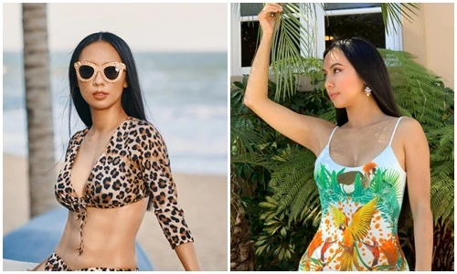 Mỹ nhân từng dính như sam với Đan Trường khoe ảnh bikini