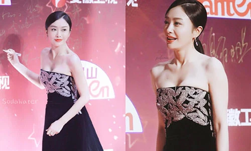 Tần Lam “Diên Hi Công Lược” mặc hở bạo bất chấp giá lạnh