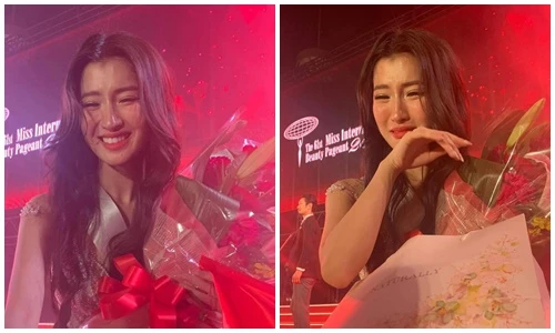 Phương Nhi bật khóc sau chung kết Miss International 2023