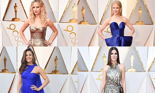 Jennifer Lawrence, Nicole Kidman gợi cảm trên thảm đỏ Oscar 2018 