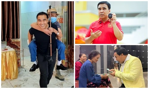 MC Quyền Linh cõng tiền bối, còn bao lần ghi điểm?