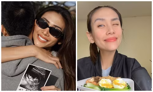 Dưỡng thai ở Mỹ, Võ Hoàng Yến chăm vào bếp nấu ăn