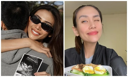 Dưỡng thai ở Mỹ, Võ Hoàng Yến chăm vào bếp nấu ăn