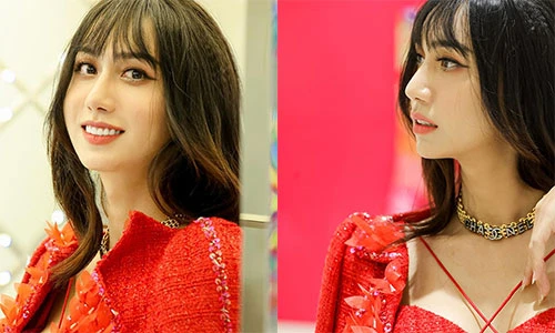 Lynk Lee mặc hở bạo, vòng một căng đầy gây chú ý