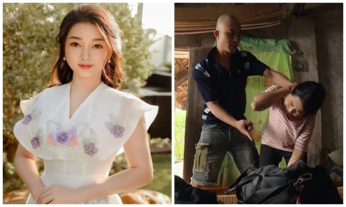 Nhan sắc diễn viên đóng cô vợ bị bạo hành phim “Phố trong làng”