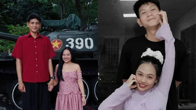Chuyện tình vợ 1m53 chồng 1m96 viral khắp mạng xã hội