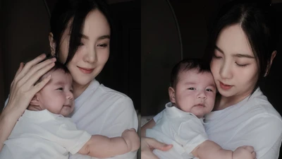 MC Mai Ngọc đăng tải khoảnh khắc ngọt ngào bên con đầu lòng