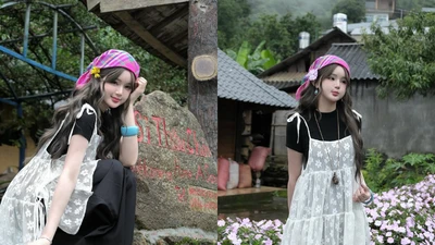 Hot girl Instagram hóa cô gái vùng cao giữa núi rừng Tây Bắc