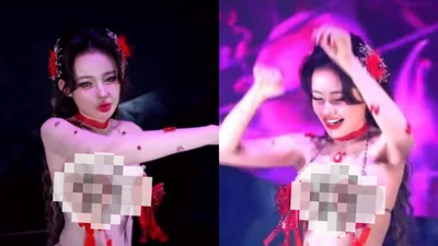 Ngân 98 "mặc như không" đi diễn gây tranh cãi