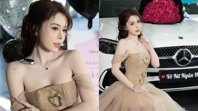 Tiktoker Ngân Hà tậu xế hộp tiền tỷ ở tuổi 22