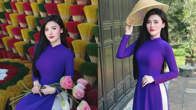 Hot girl trường Luật khoe giao diện nàng thơ xứ Huế cuốn hút