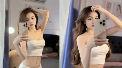 "Cô giáo Sài thành" với loạt ảnh trước gương đốn tim fan