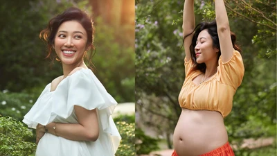 MC Yumi Dương bụng bầu vượt mặt vẫn gợi cảm hút hồn