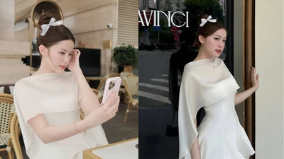 Hot girl Tăng Mỹ Hàn sở hữu vibe tiểu thư miễn chê