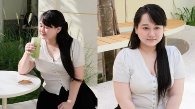 "Nàng thơ" Trúc Anh (Mắt biếc) tự tin khoe vẻ mũm mĩm ngọt ngào
