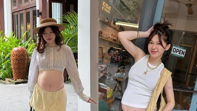 "Hot girl mặc đẹp" Ly Phạm khoe thời trang bầu vẫn cực “slay”