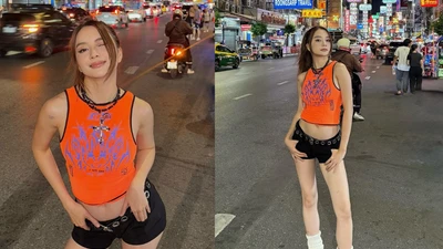 Chị gái Thiều bảo Trâm lên đồ đi “đu idol” hút ánh nhìn