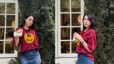 Bạn gái Văn Thanh tranh thủ khoe dáng nuột giữa thành Vinh