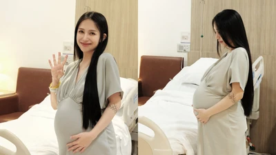 Ái nữ "Minh Nhựa" khoe khoảnh khắc trước giờ lâm bồn vẫn xinh đẹp rạng ngời