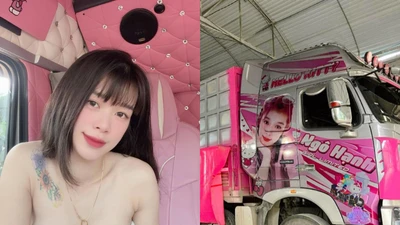 "Hot girl container" gây tranh cãi khi 8 năm đưa con đi làm