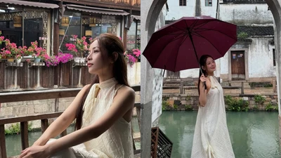 Chi Pu “tuyệt đối diện ảnh” khi hóa nàng thơ bên cổ trấn