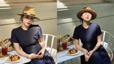 Hot girl Ỉn Cheng hóa nàng tiểu thư kiêu sa, hút trọn ánh nhìn