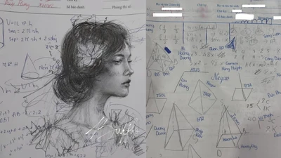 Những tờ giấy nháp "bá đạo" của các sĩ tử trong kỳ thi THPT