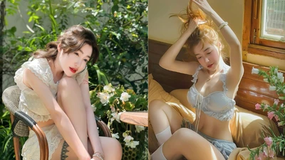Mẹ 2 con Elly Trần hóa nàng thơ mùa hè với phong cách lolita