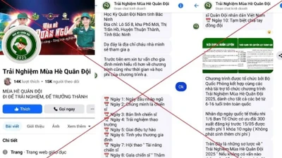 Netizen cảnh giác lừa mạo danh "trại hè Quân đội" trên MXH
