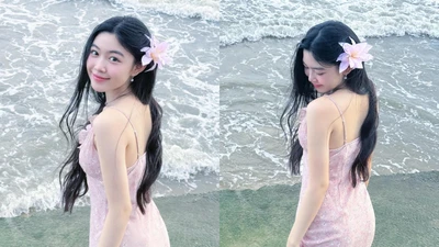 Con gái Quyền Linh diện váy hai dây cuốn hút chào hè