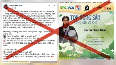 Thực hư thông tin Phạm Thoại làm đại sứ VIETNAM OCOPEX 2025
