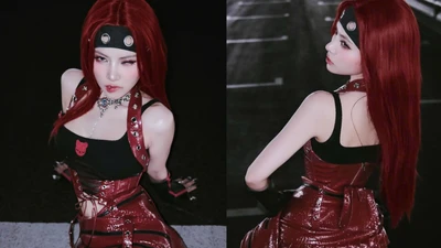 Em xinh Ngô Lan Hương khoe giao diện tóc đỏ cực "slay"