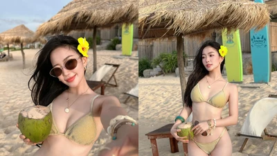 Nàng mẫu Nghệ An khoe đường cong cực nét trong loạt ảnh đi biển