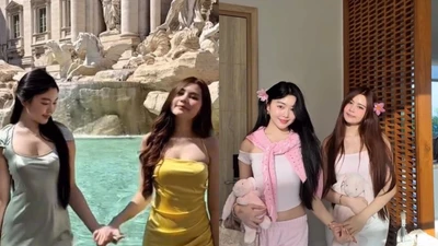 Hai ái nữ nhà MC Quyền Linh cùng chung khung hình, visual xinh tràn màn hình