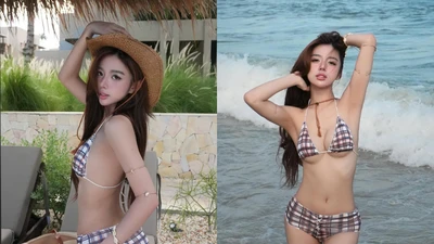 Hot girl “dậy thì thành công” diện bikini, fan khó rời mắt