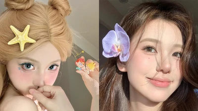 Giới trẻ mê mẩn những mẫu kẹp tóc đi biển độc đáo