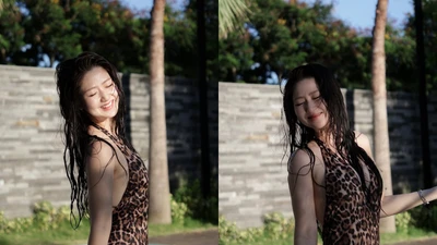 Gắn liền với hình ảnh kín đáo, hot girl Hà My gây bất ngờ với bikini táo bạo