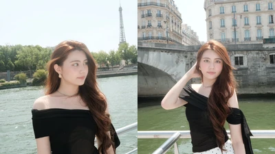 Con gái út Quyền Linh "đốn tim" với loạt ảnh du lịch Paris